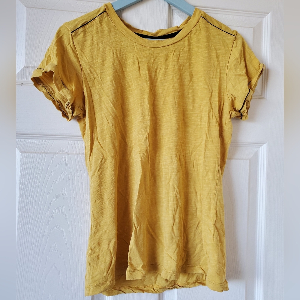 Yellow PJ Set - Shorts and Tee - Celestial Dreams - Size Large - NWOT